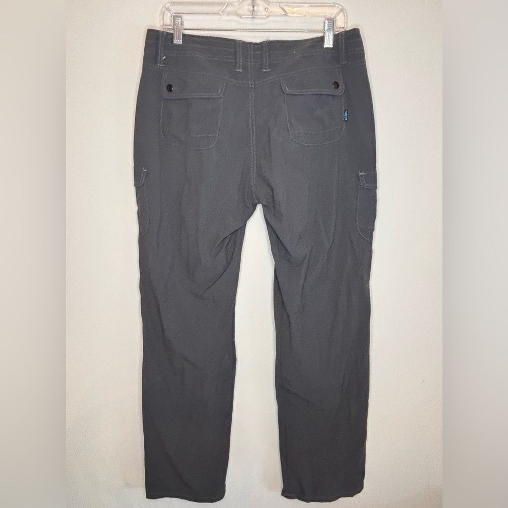 KUHL EUC gray athletic cargo pants Size 12 - Picture 3 of 5